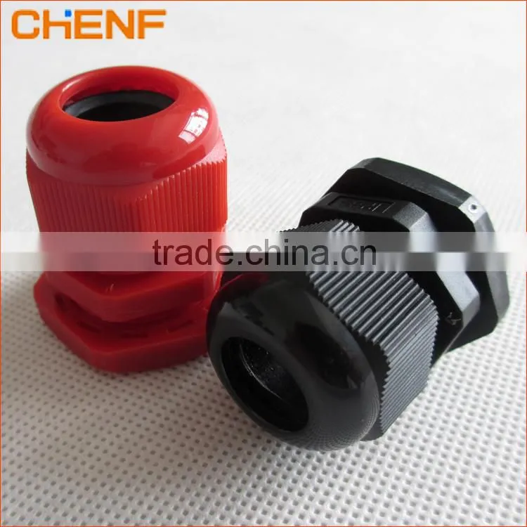PG Series IP66 Plastic Waterproof Nylon Connector And Cable Gland m8 nylon cable glands
