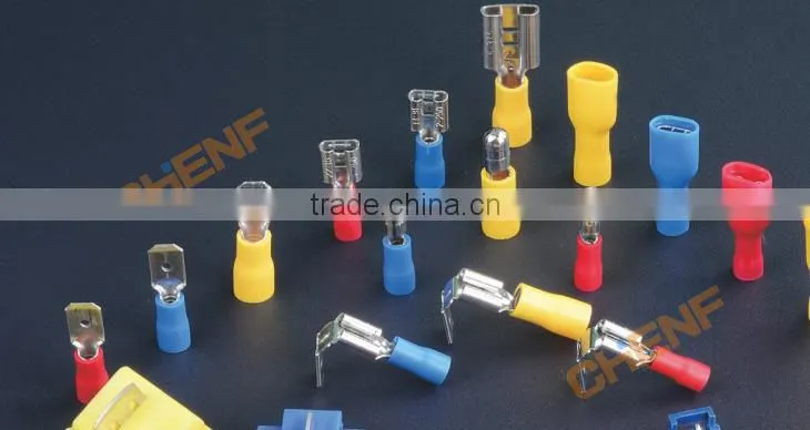 Hot Sell Fully Insulated Female Pre- insulated terminal / plug spring FDFD2-250 6.3 plug-in terminals