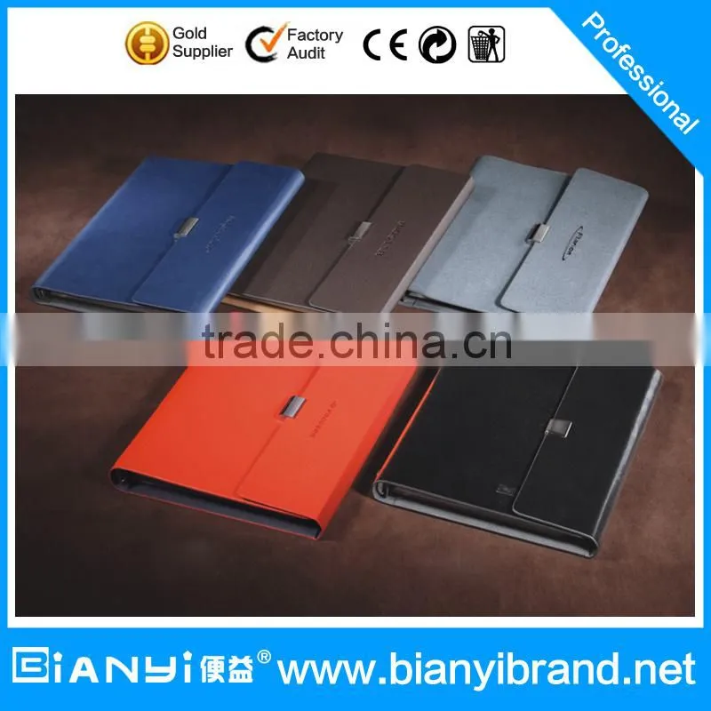Factory manufacture school cheap custom leather notebook A4 A5 A6 paper