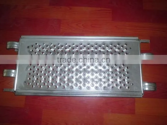 320mm width layher style steel plank with hooks