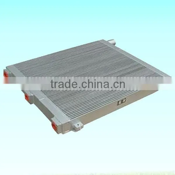 finned aluminium oil cooler/cooling fan motors compressor for air cooling parts screw air compressor parts