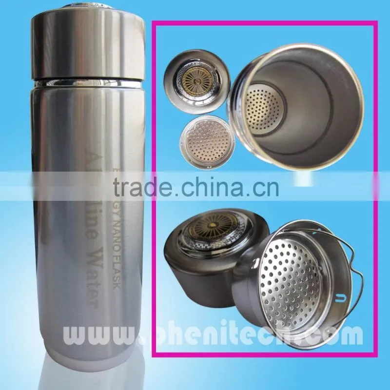 Magnetic nano energy alkaline water cup