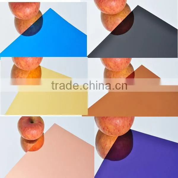 1060 single/double coated 3mm 4mm bronze polishing aluminum mirror sheet