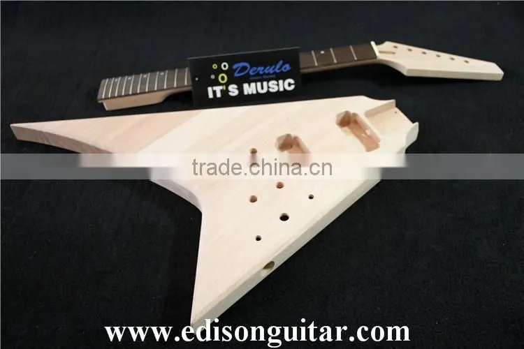 DIY Electric Guitar Kits Solid mahogany body Bolt On MX-013