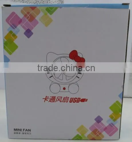 hot selling top quality cheap cartoon mini fan with battery
