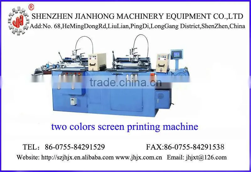 JH-320 roll to roll Automatic screen printing machine pvc roll