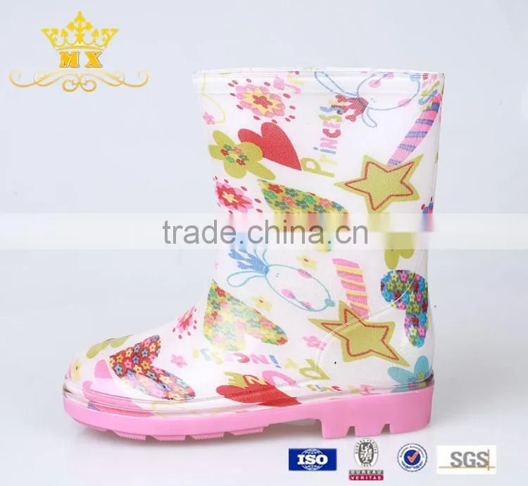 cheap rubber rain boot for child
