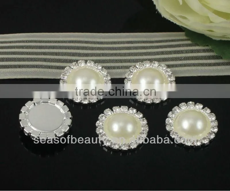 Top Seller Round Flatback Wholesale Crystal Buttons for Garment 2308AP03
