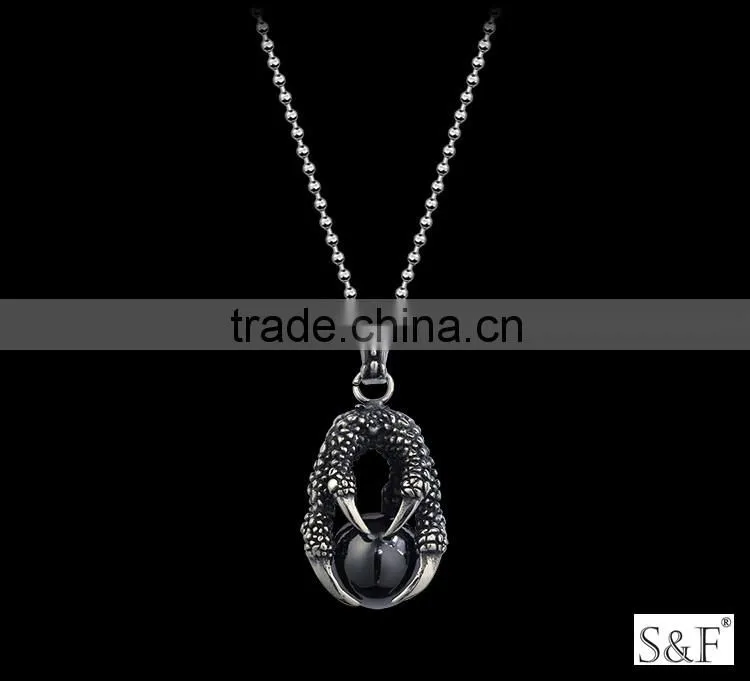 black steel jewelry 39418 Valentine steel necklace