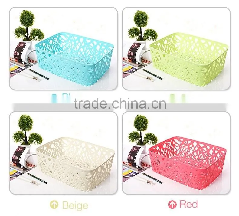 Hollow colorful Storage basket made in china