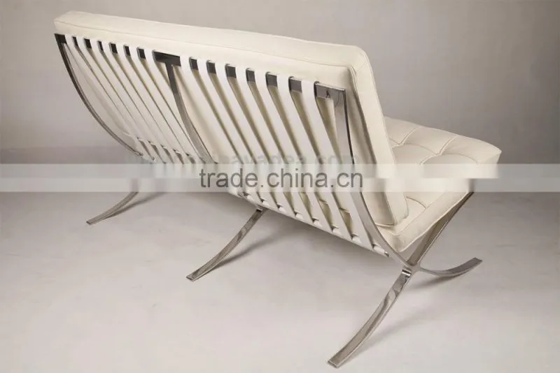 Design furniture leather modern barcelona sofa white black red