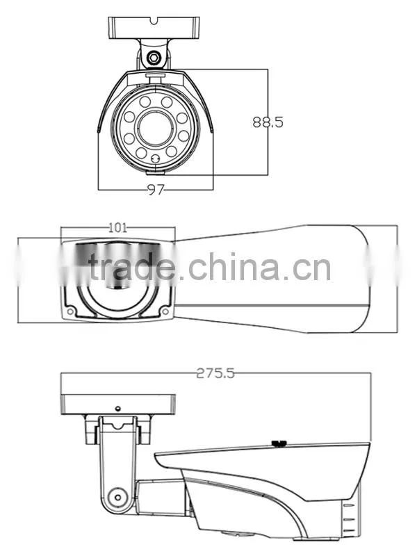 Best New ONVIF With POE 5 Megapixels Outdoor ip camera manufacturer