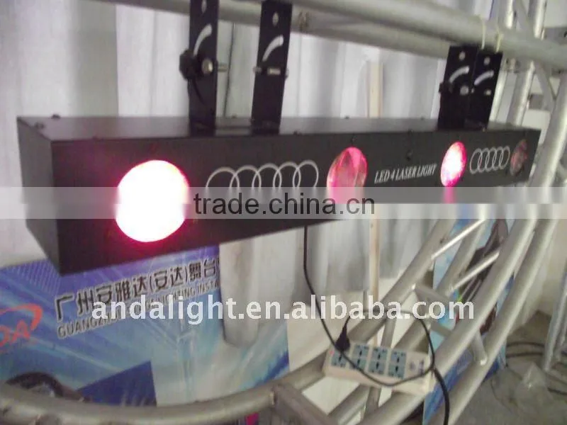 four heads LED laser light