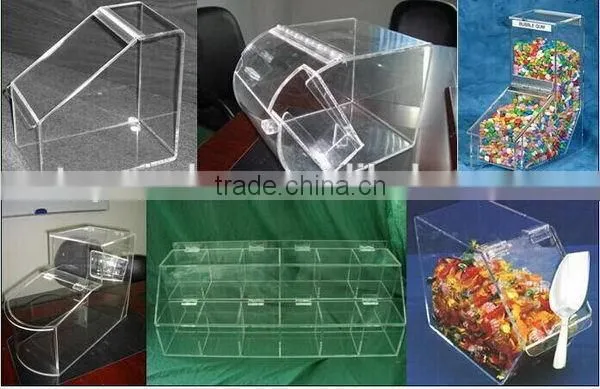 Excellent quality best sell acrylic cake display cases