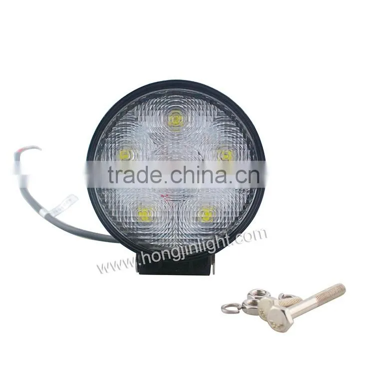 Hot sale 18W 12v led light machine Truck Waterproof IP67cheap off road lights Spot Work Light
