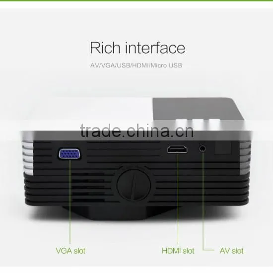 GM50 mini lcd LED Projector AV USB2.0 HDMI VGA SD multimedia projector