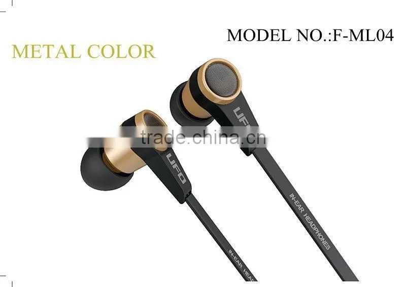 factory supply cheap earphone with MIC and volume control