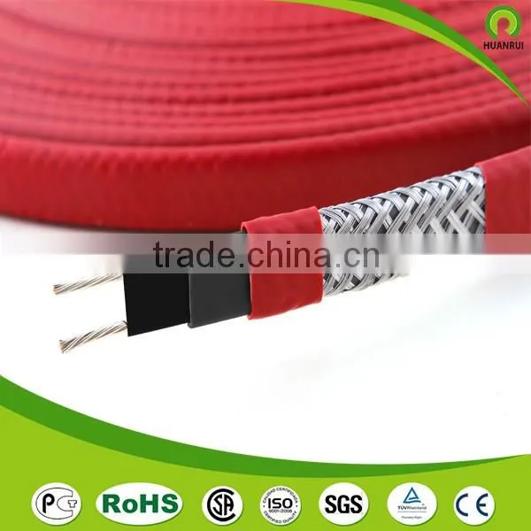 2016 New Self regulating water pipe heating cable suitable for hazardous area