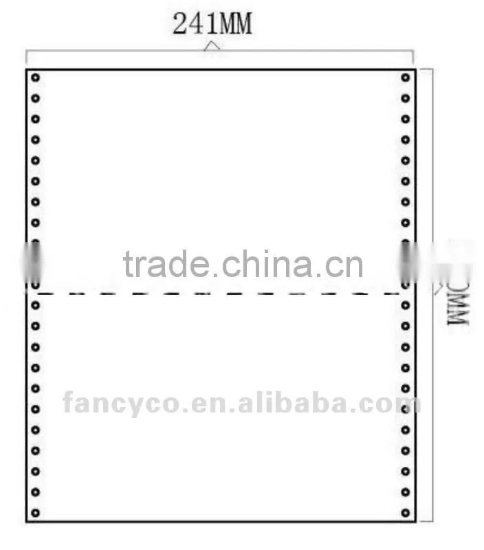Computer using carbonless NCR Paper