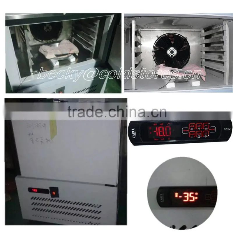Stainless steel mini blast freezer and chiller for food 12kg