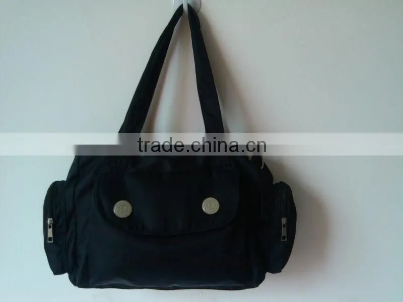 nylon shoulder strap bag hand bag