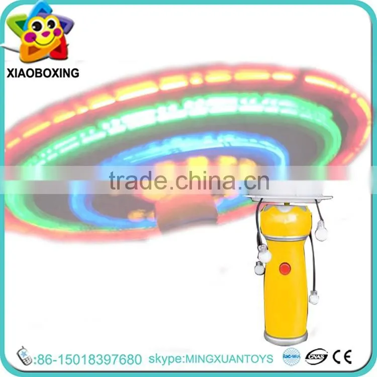 musical light toy/led flash light toy/plastic rotate luminous round ball