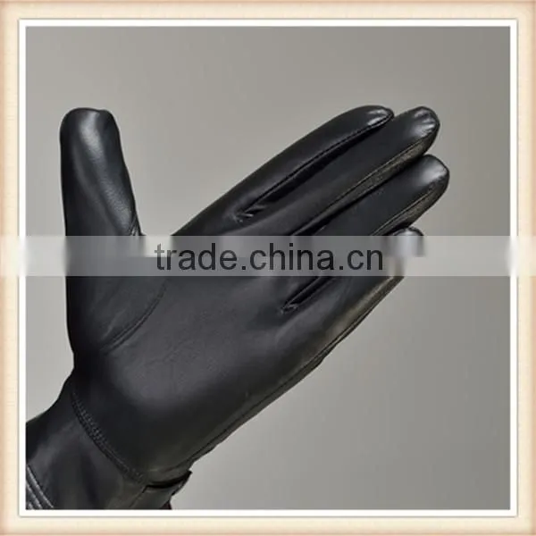 Factory Price 100% Authentic Leather Men Worker Motorcycle Gloves