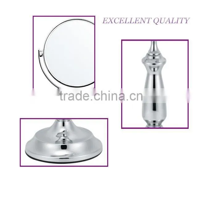 7 inch plastic frame cosmetic cosmetic mirror with handle
