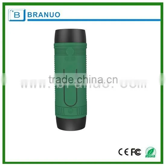 mini multifunctional bluetooth speaker with power bank, LED light , TF card ,F/M radio