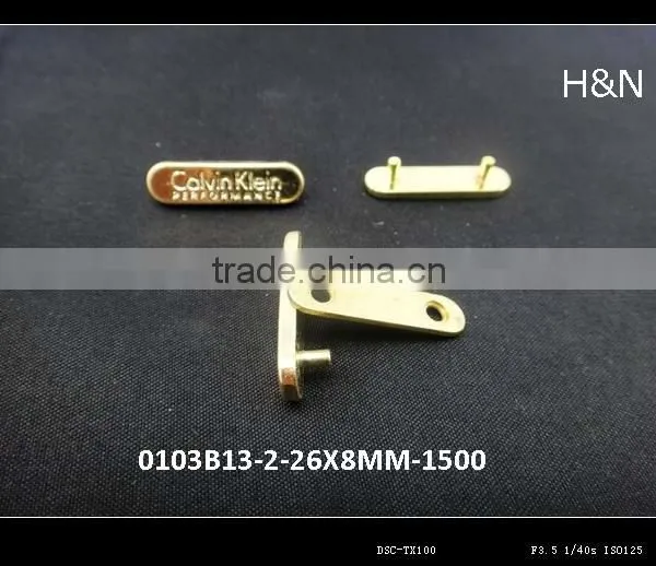 Factory custom metal shelf label