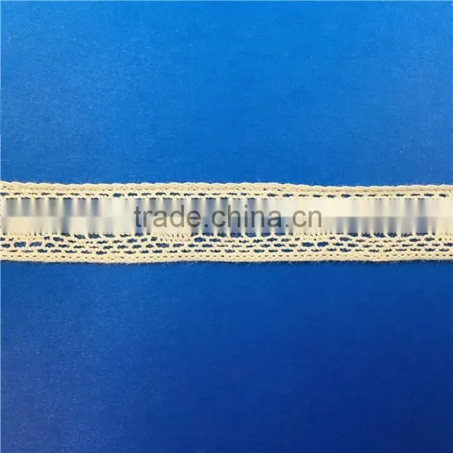 H0210C Elegant Lace Ribbon, 100% Cotton Lace ,Crocheted Lace