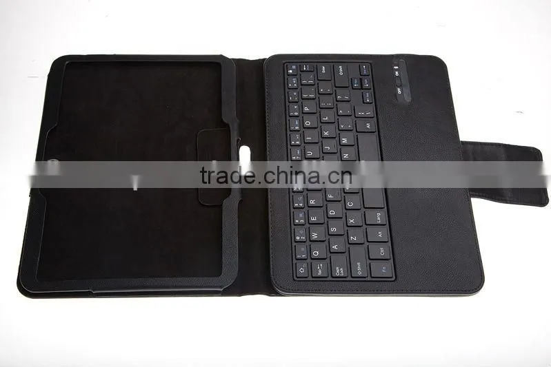 Wireless detachable bluetooth keyboard caes for Samsung 10" Galaxy tab 3 P5200