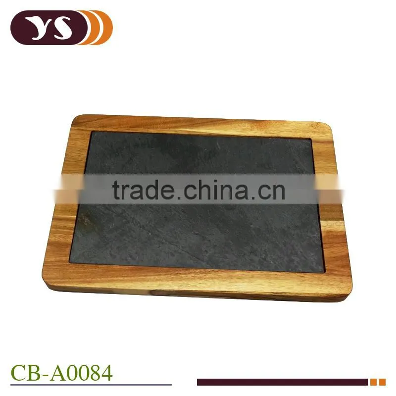 2013 Hot Sale Rectangle Wood Slate Tray