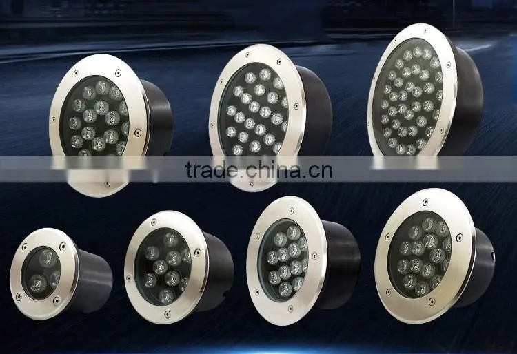 hot sell landscape outdoor led inground lights 3w 4w 5w 6w 9w 12w 18w round step lamp led underground light