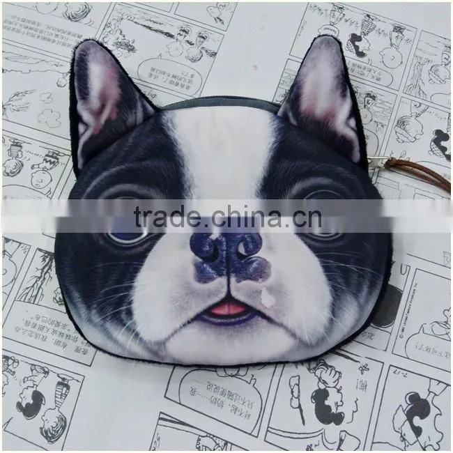 Aimigou wholesale Cat Face coin purse / emoji Coin Purse