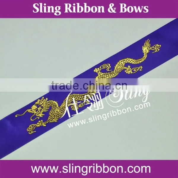 2015 Wholesale 2 inch Relief Silver Metallic Foil Ribbon