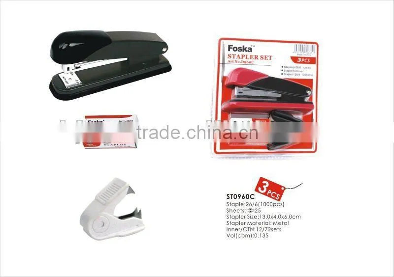 Hot Sale Hand Plier Metal Stapler Set