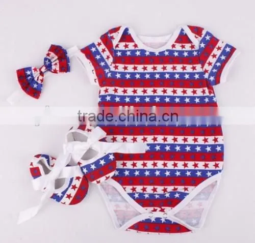 Baby Boutique Summer Infant Clothes Sets Cotton Short Sleeve Summer Infant Clothes Sets