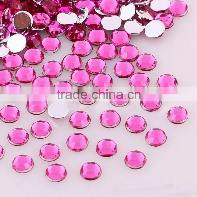 2014 wholesale korean crystal self adhesive nail stone