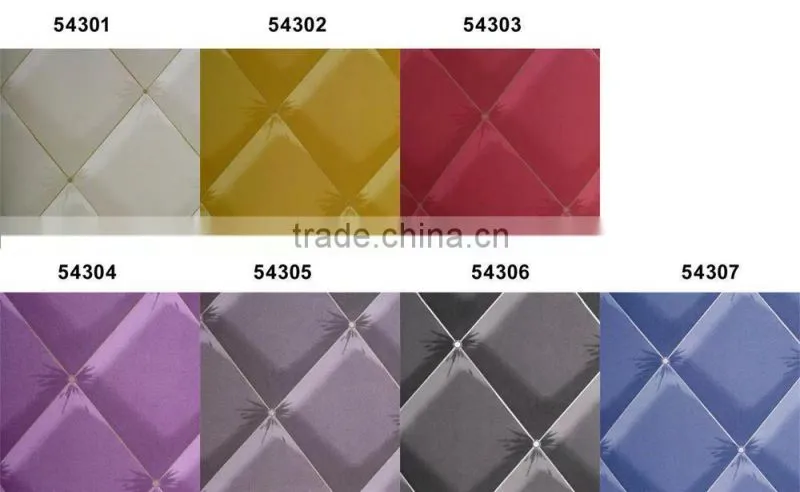 Wallpapers Type and modern washable viny flowel wallpaper