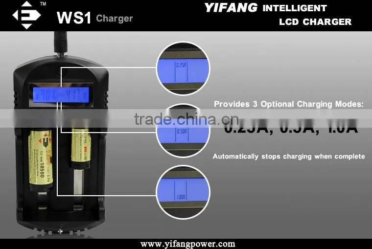 battery charger 2014 Popular WS1 LCD universal 2 slots charger with UK plug