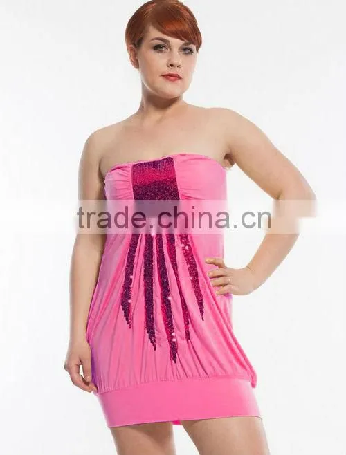 New arrival no MOQ paypal accept wholesale plus size dress