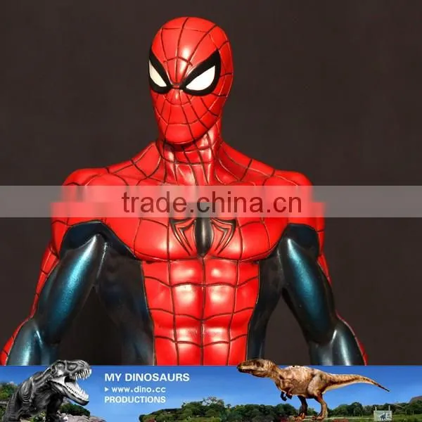 MY Dino-C067 Amusement park life size fiberglass spiderman