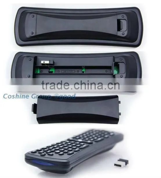 2.4G Wireless Mini 3D Gyroscope Anti-shake Air Mouse Keyboard For Andriod TV PC