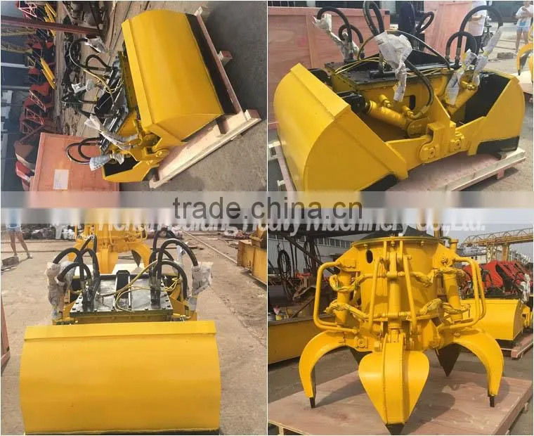 Electric Hydraulic and Mechanical Grab Bucket for Crane, 1~20t Crane Grab + +