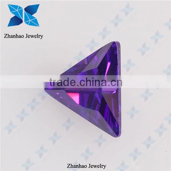 Triangle big cubic zirconia stone