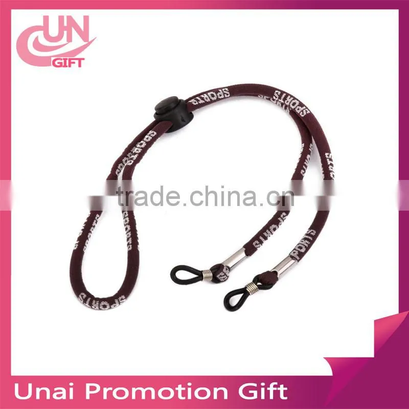 New Round Lanyard With Woven Logo