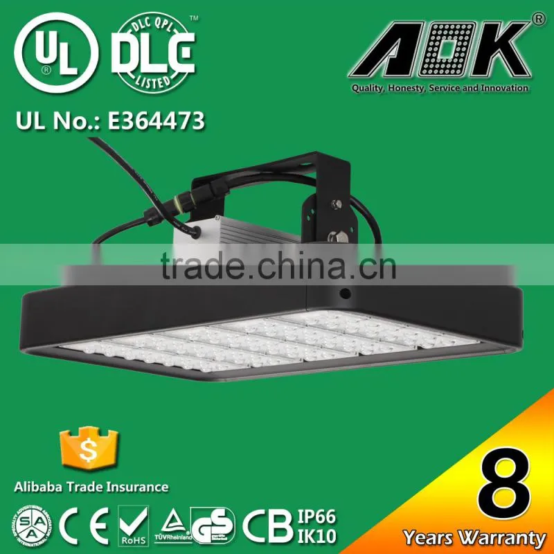 With 8 years Warranty IP65 UL DLC CE RoHS Listed 200w LED Low Bay Light