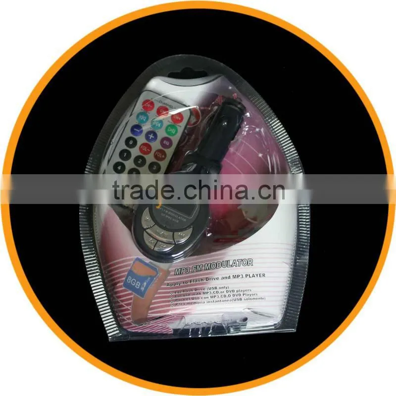 New Car MP3 Player Modulator FM Transmitter USB SD/MMC Card LCD with Remote from dailyetech