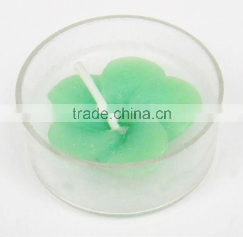 flower tealight candles and incense with incense holder gift set